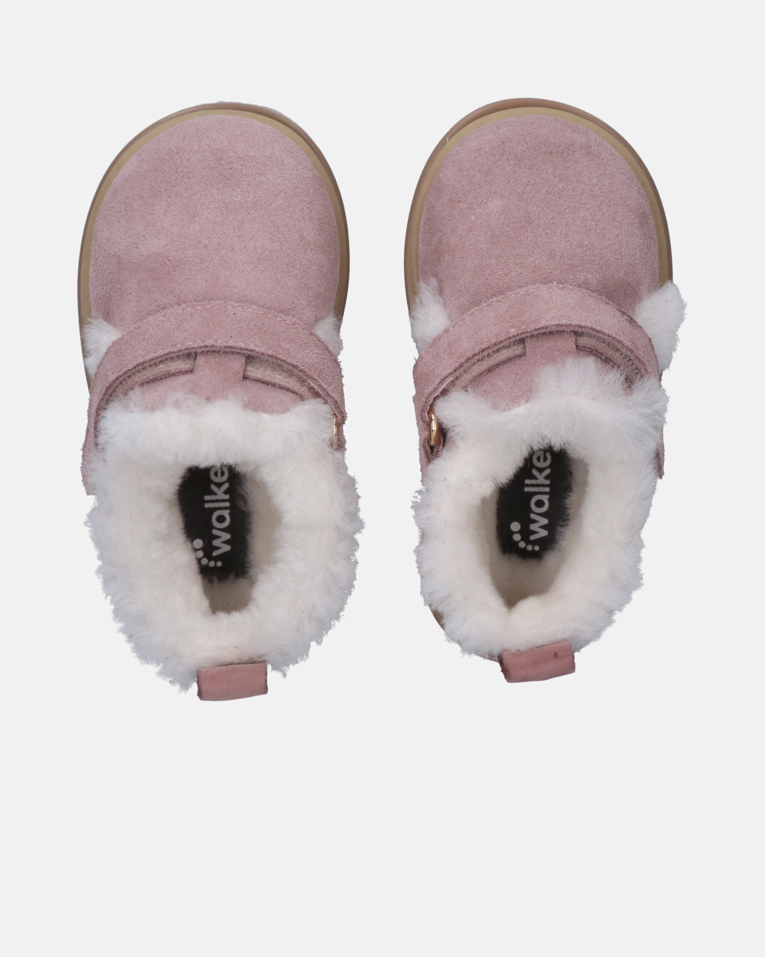 Stivaletti caldi con chiusura in velcro