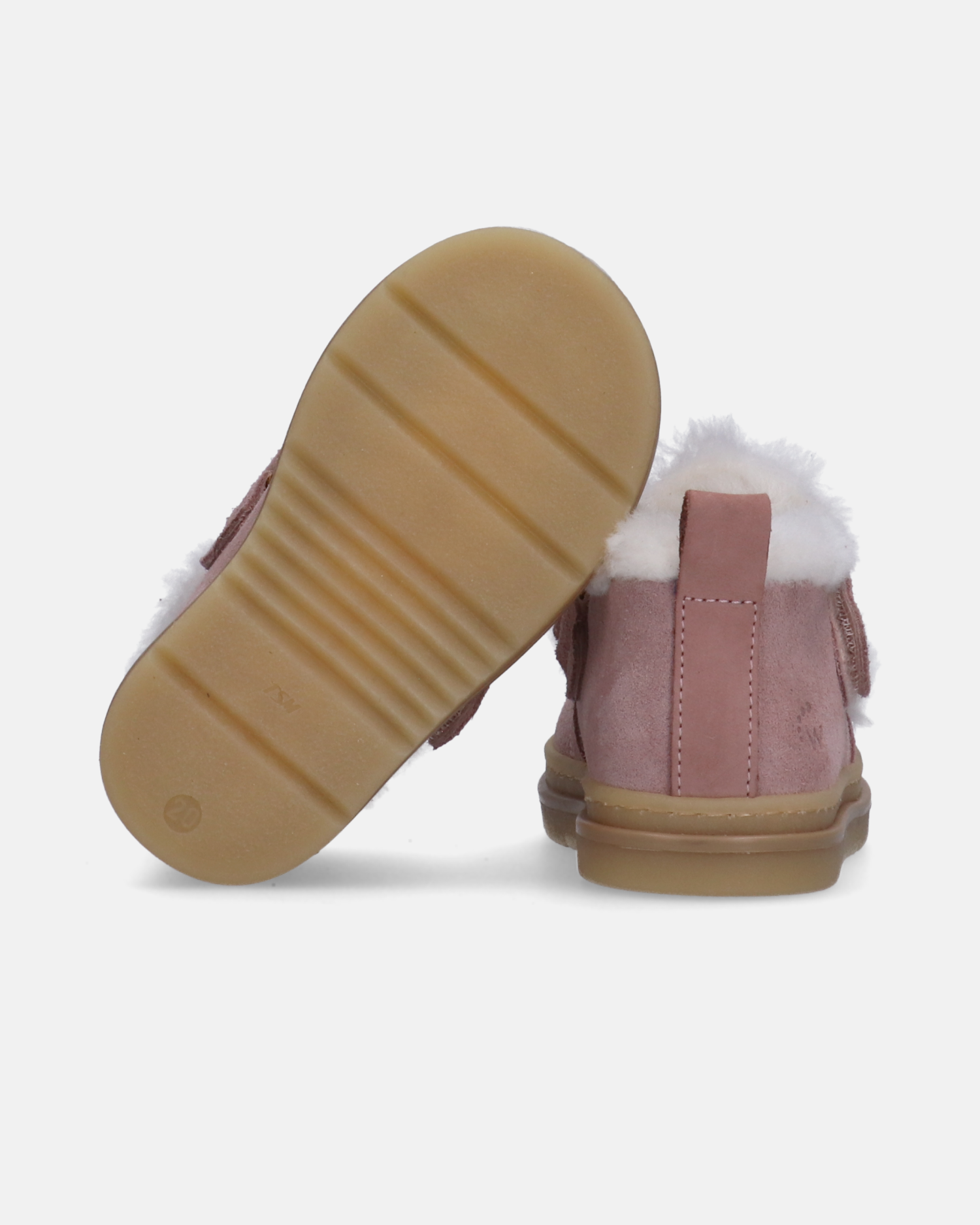 Stivaletti caldi con chiusura in velcro