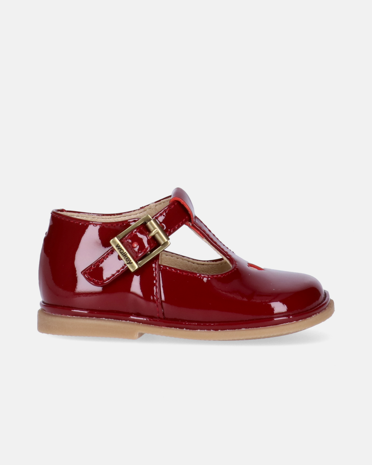 Scarpe primi passi T-Bar Super Soft in vernice