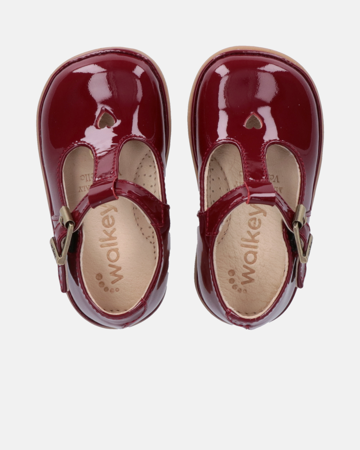 Scarpe primi passi T-Bar Super Soft in vernice