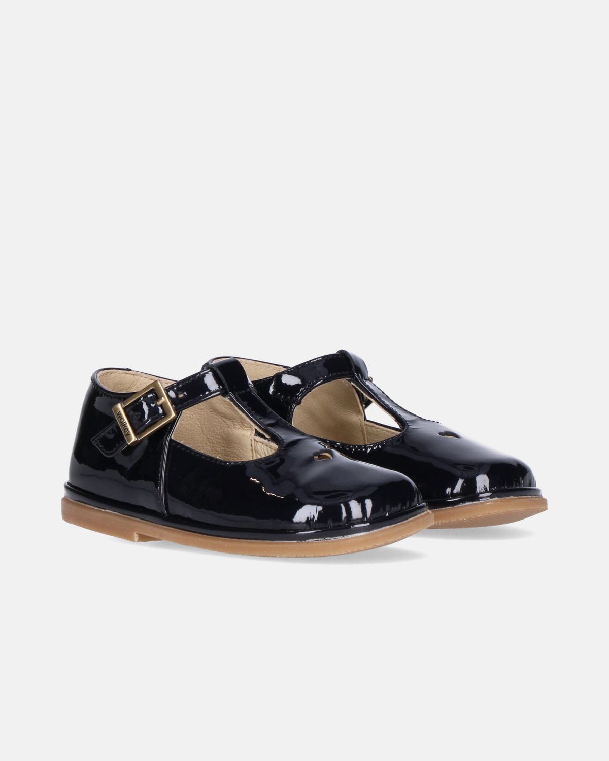 Scarpe primi passi T-Bar Super Soft in vernice