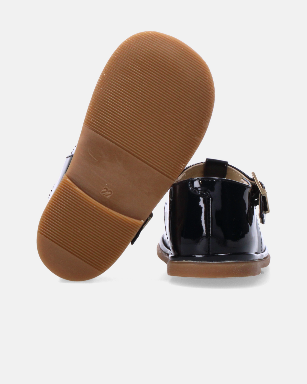 Scarpe primi passi T-Bar Super Soft in vernice