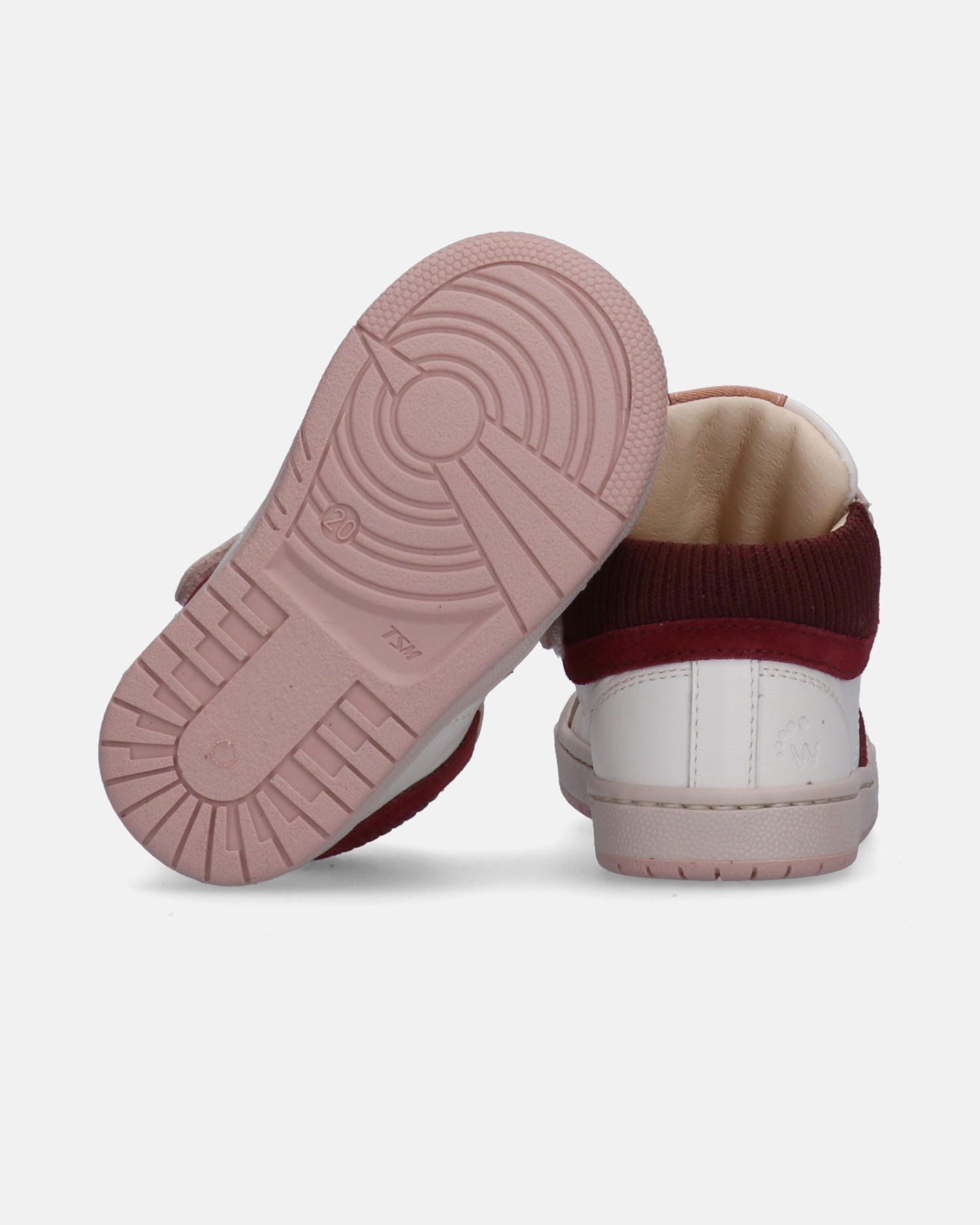 Sneakers bambina super soft in pelle e dettagli in tessuto