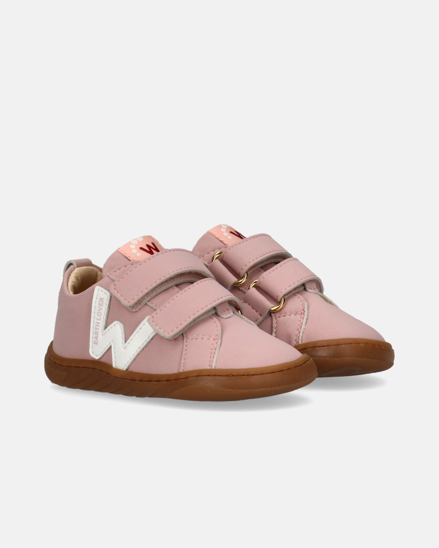 Sneakers barefoot da bambina Walkey con doppio velcro e suola ultra flessibile