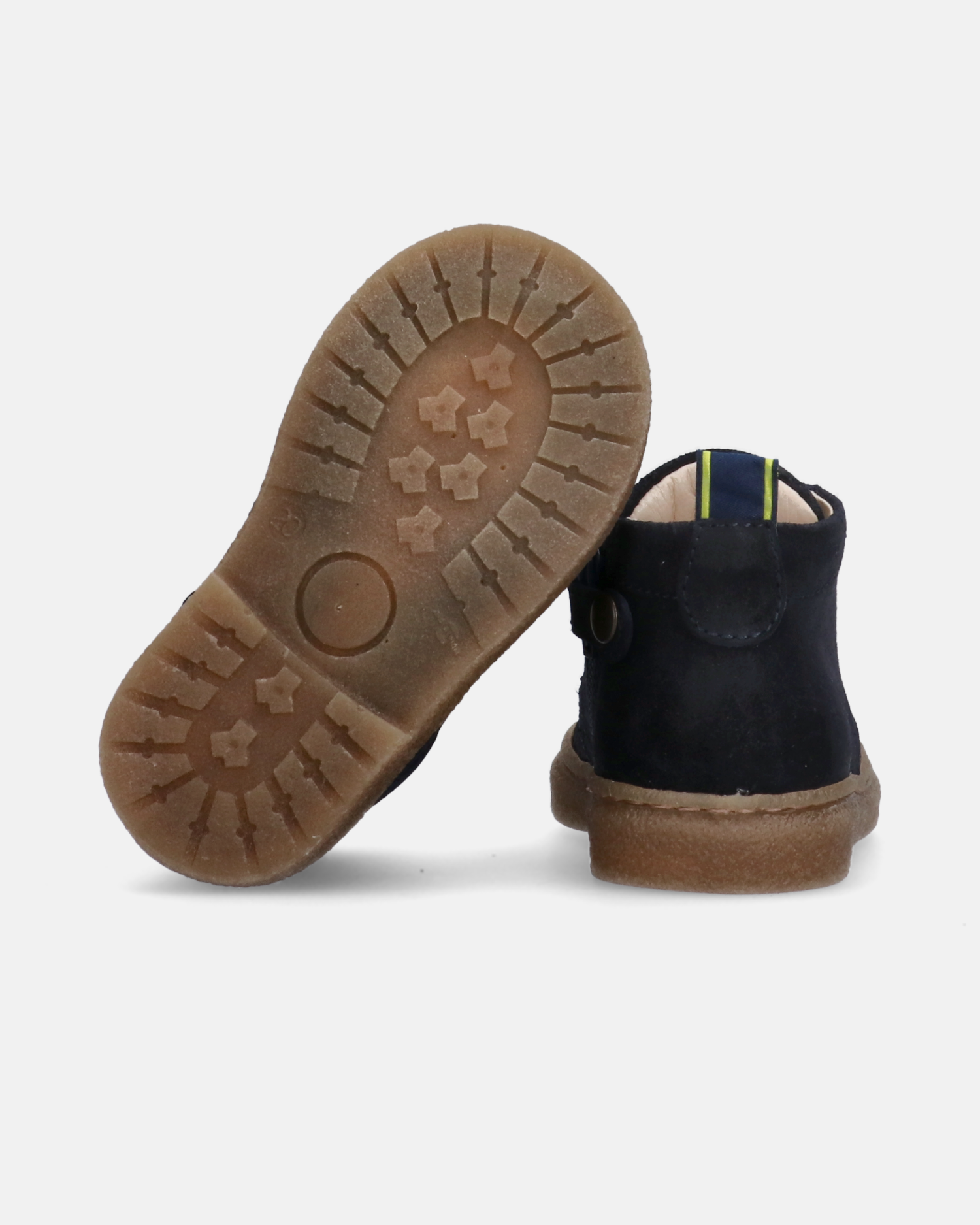 Stivaletti stringati con lacci a contrasto