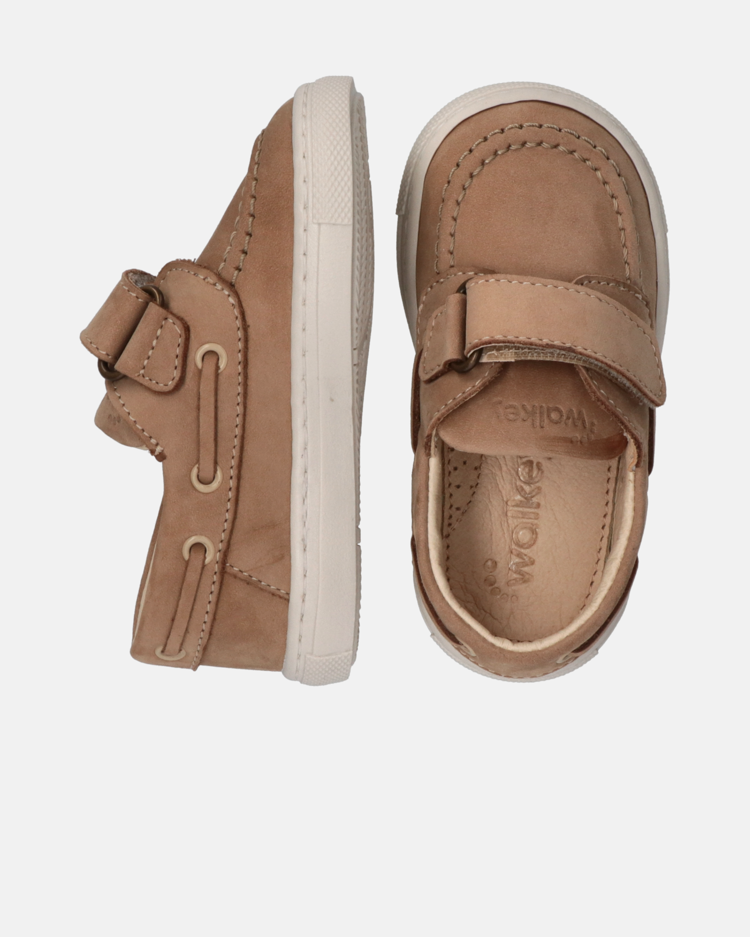 Mocassini primi passi in nabuk stile barca