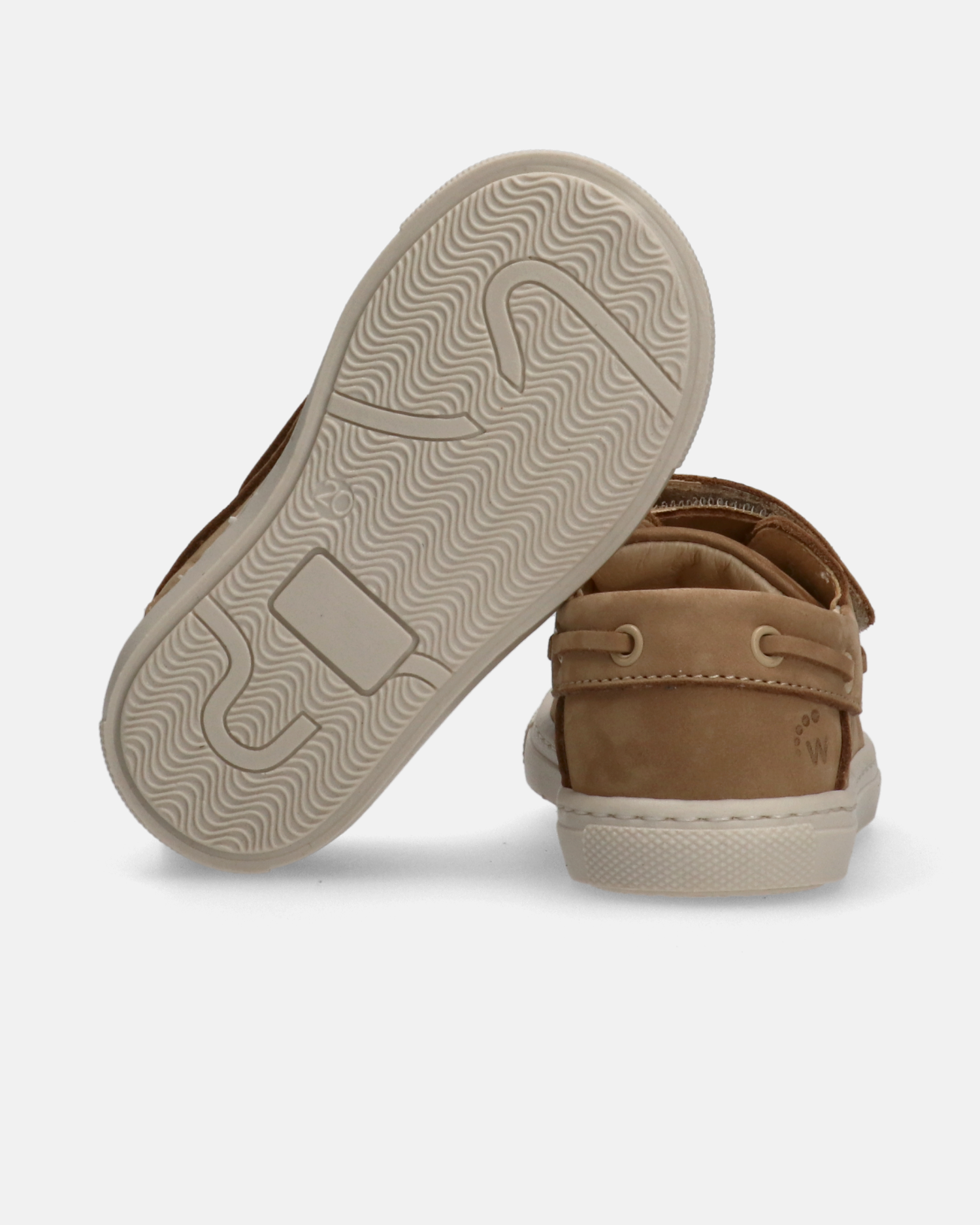 Mocassini primi passi in nabuk stile barca