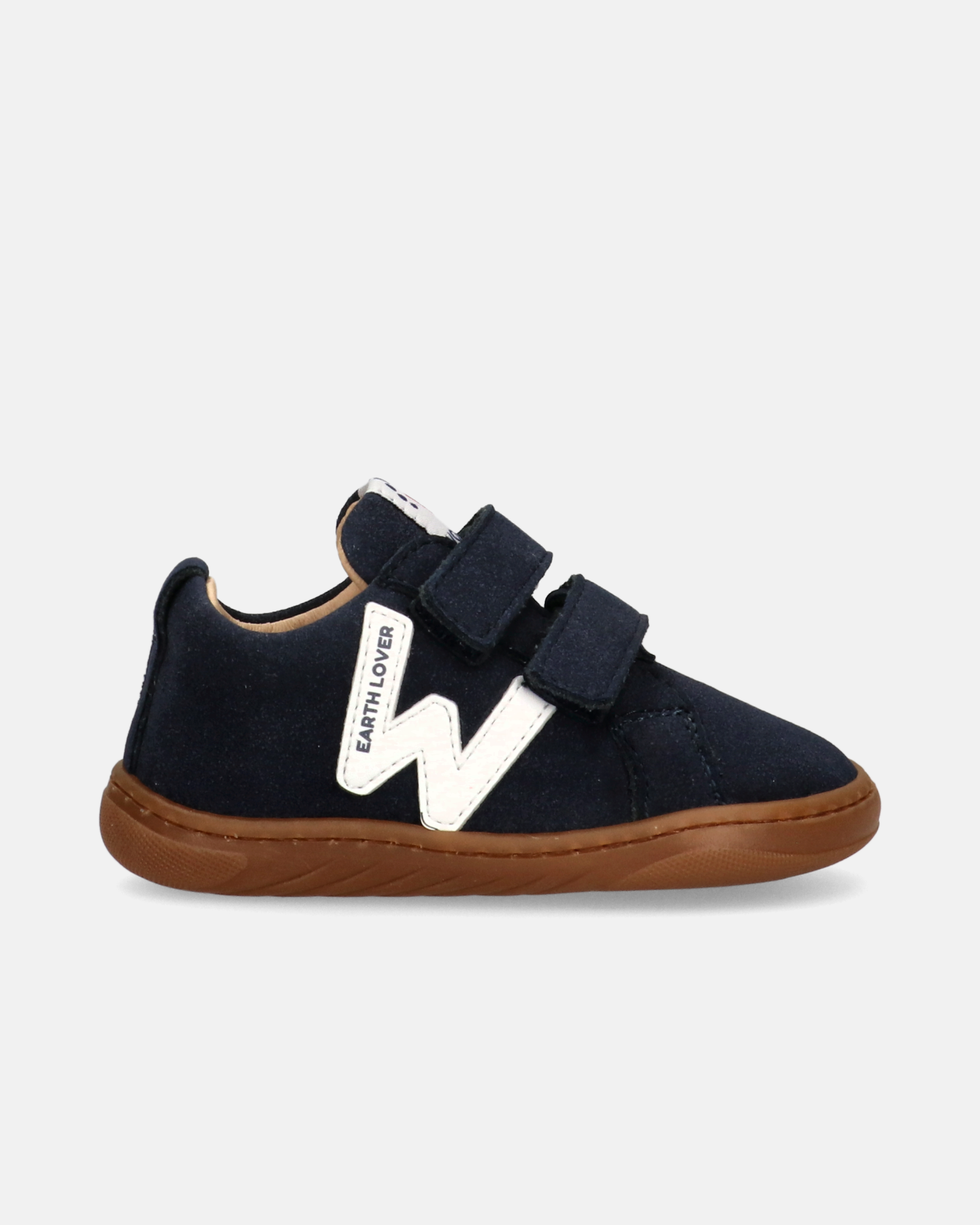 Sneakers barefoot in camoscio con velcro