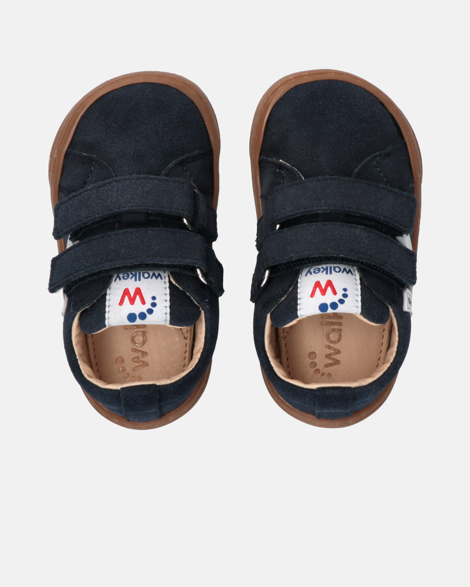 Sneakers Barefoot in camoscio con velcro