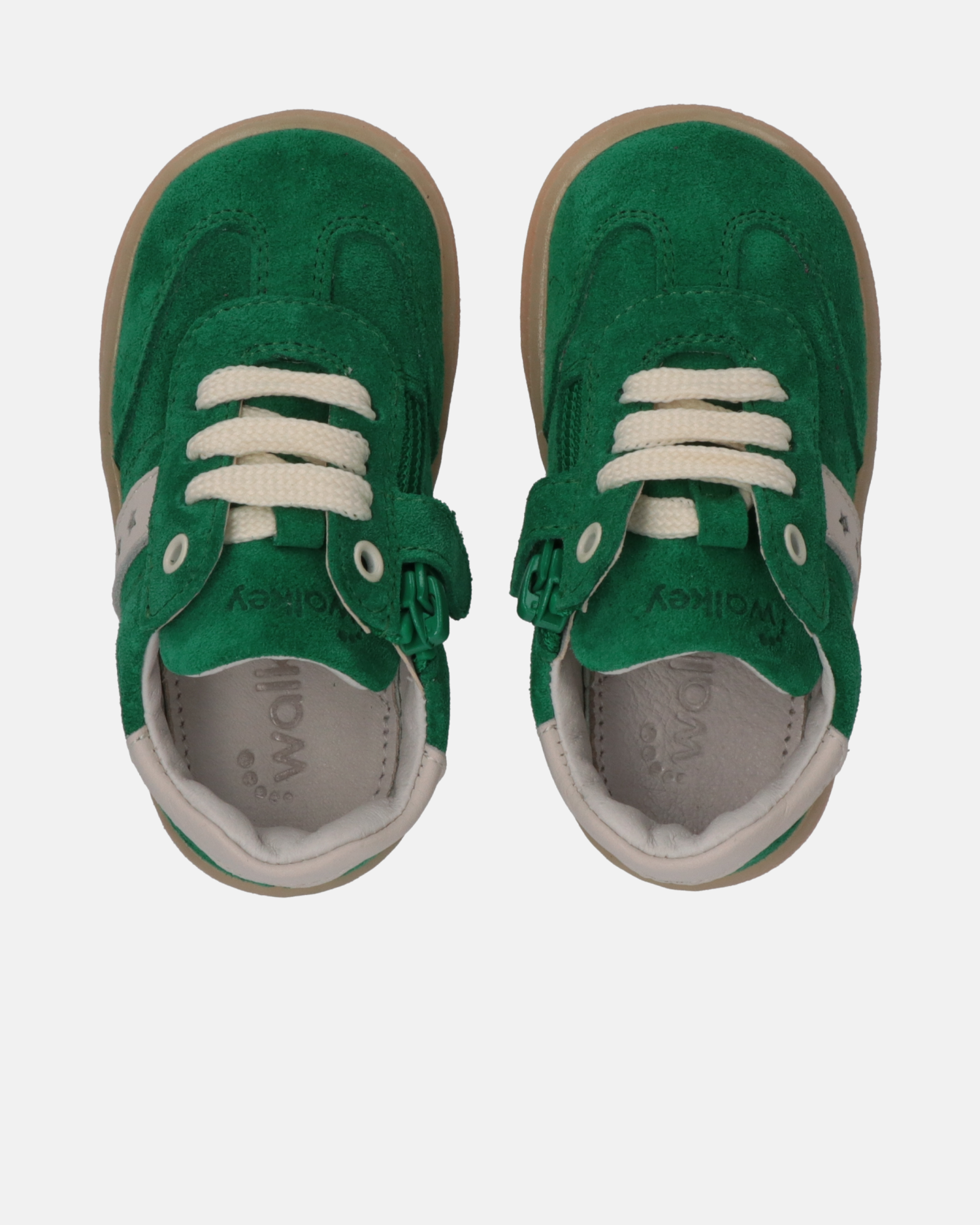 Sneakers bambino verde smeraldo ultra flessibili