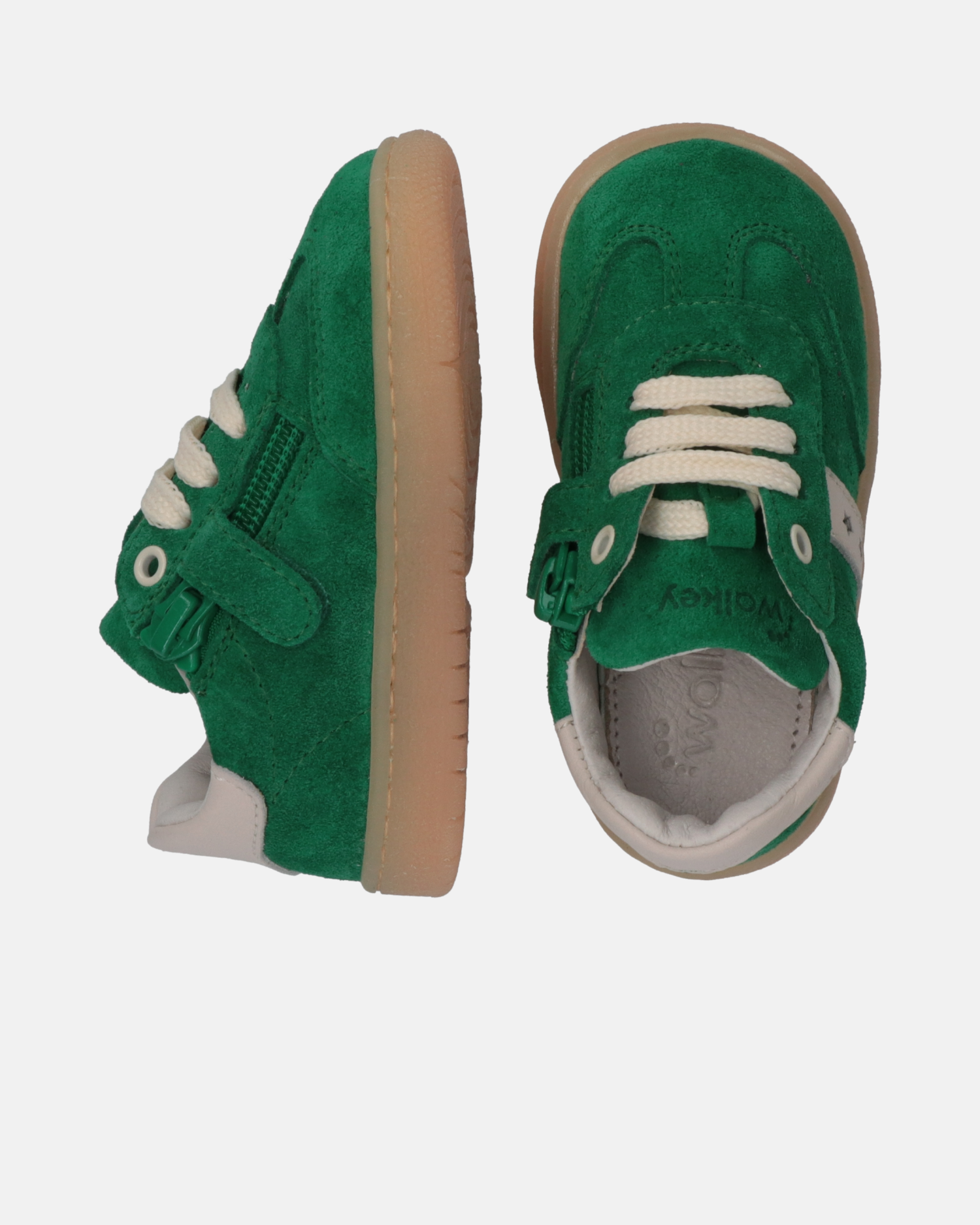 Sneakers bambino verde smeraldo ultra flessibili