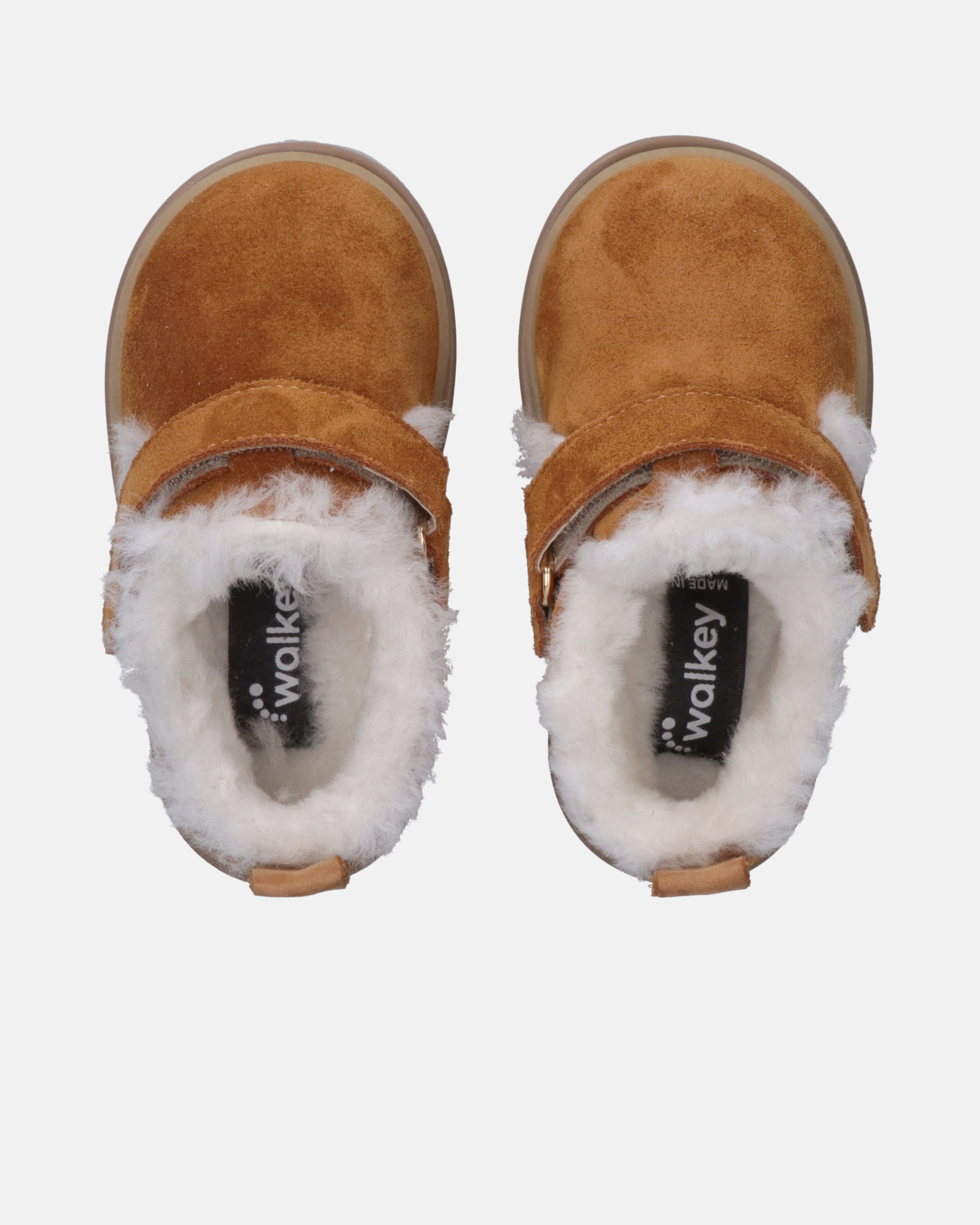 Stivaletti caldi con chiusura in velcro