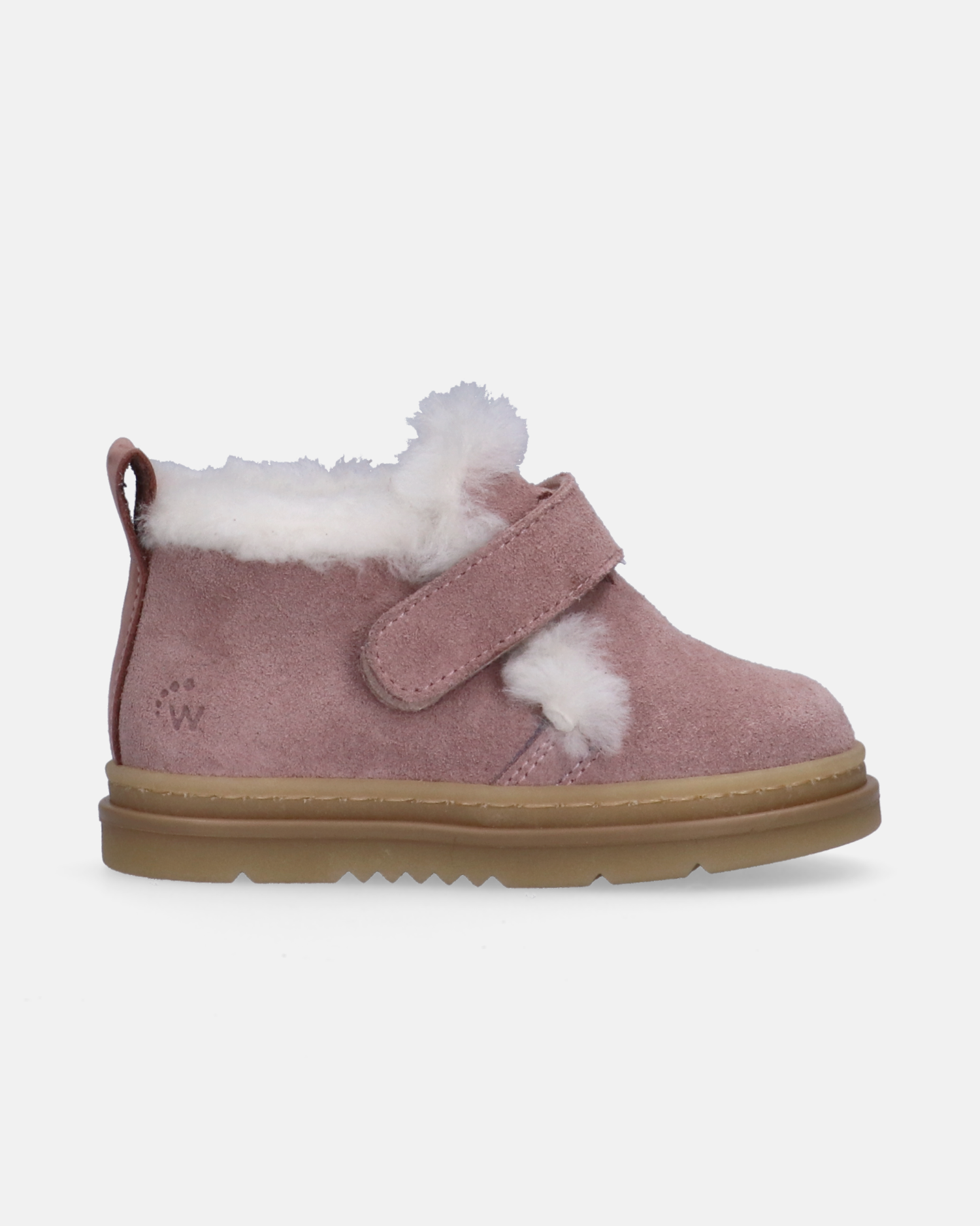 Stivaletti caldi con chiusura in velcro