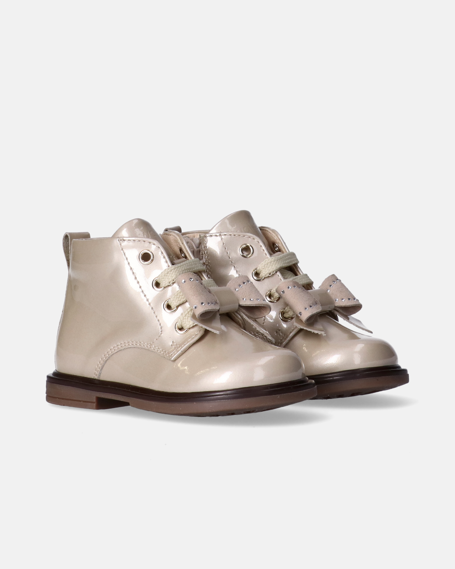 Stivaletti primi passi da bambina con fiocco prezioso - Y1A5-43911-0149594-