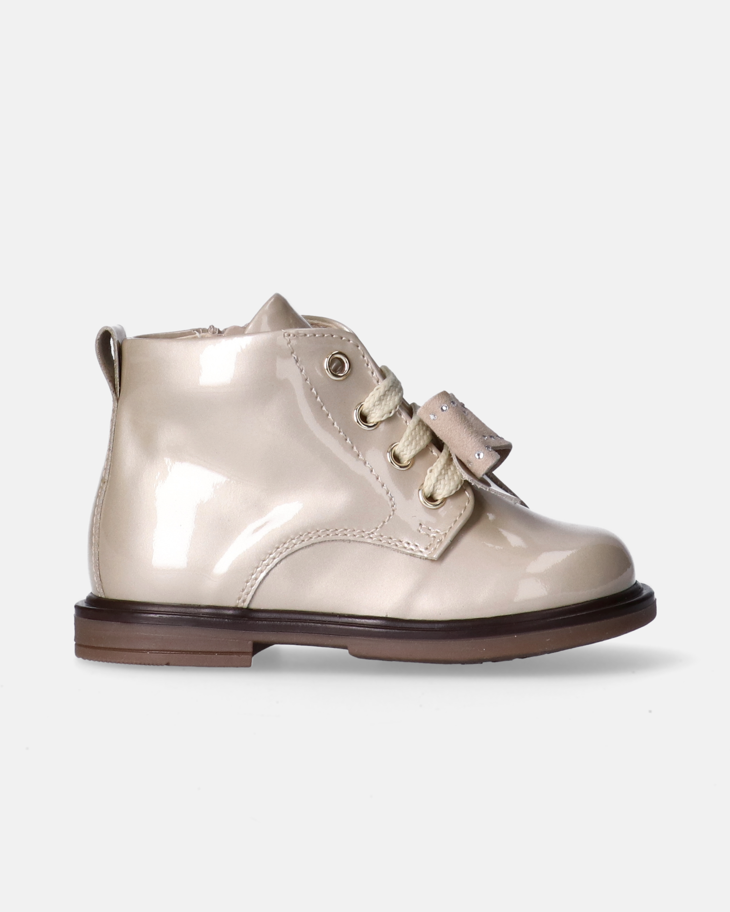 Stivaletti primi passi da bambina con fiocco prezioso