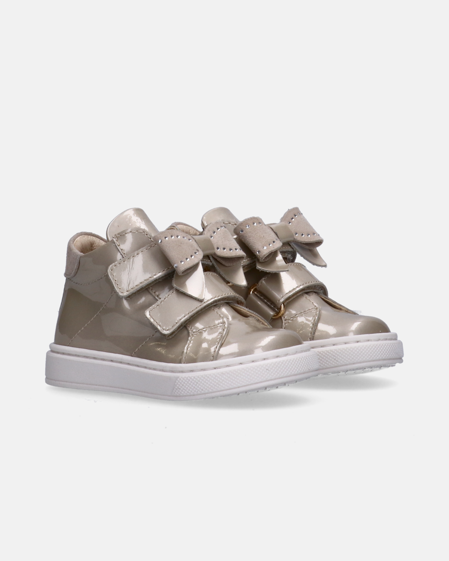 Sneakers da bambina con fiocchetto e strass - Y1A9-43866-0149594-
