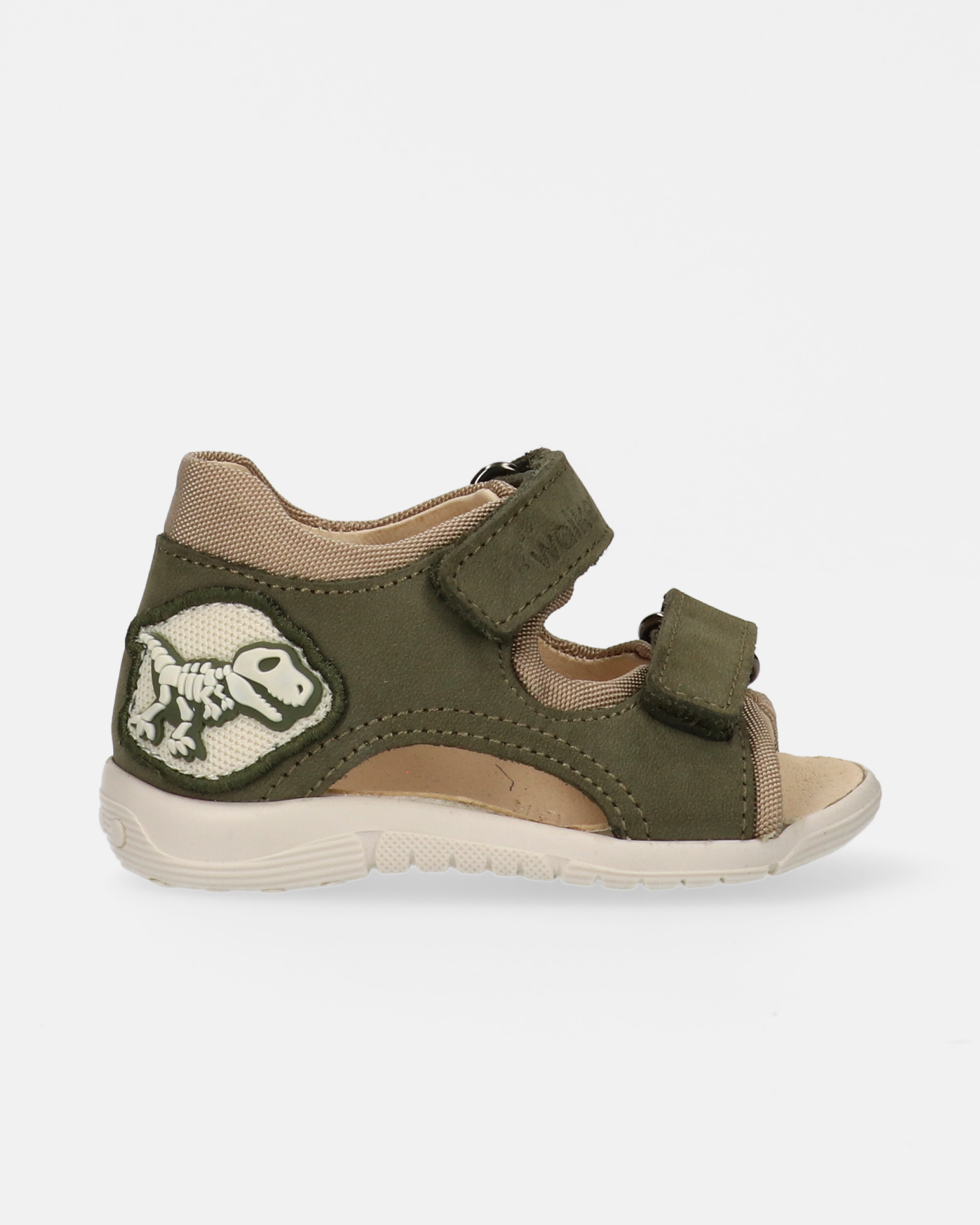 Sandali primi passi con dinosauro e tallone chiuso