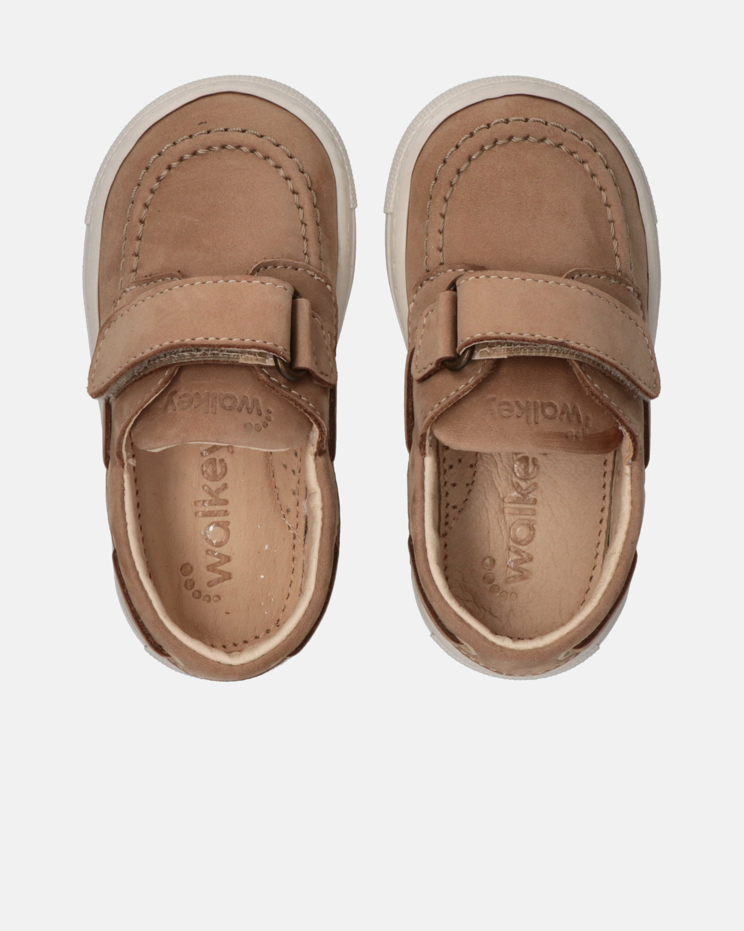 Mocassini primi passi in nabuk stile barca