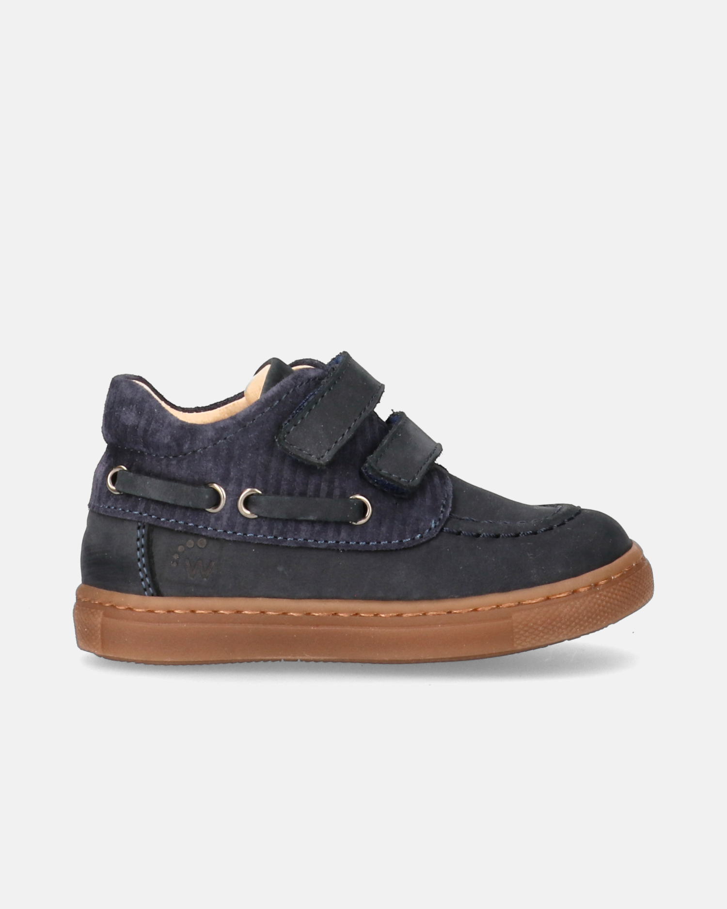 Scarpe da bambino stile barca con doppio cinturino a strappo