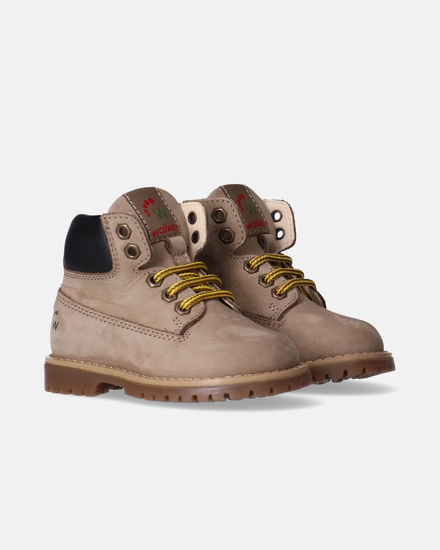 Scarponcini bambino in pelle con lacci e zip interna - Y1B5-43777-0073A796