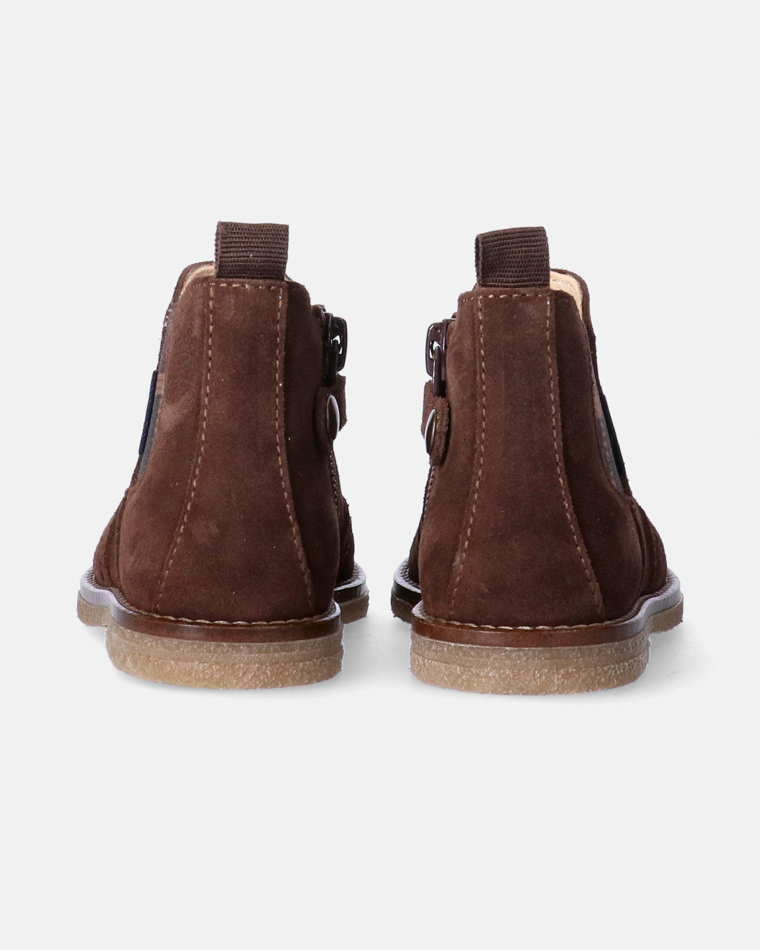 Stivaletti da bambino con elastico scozzese