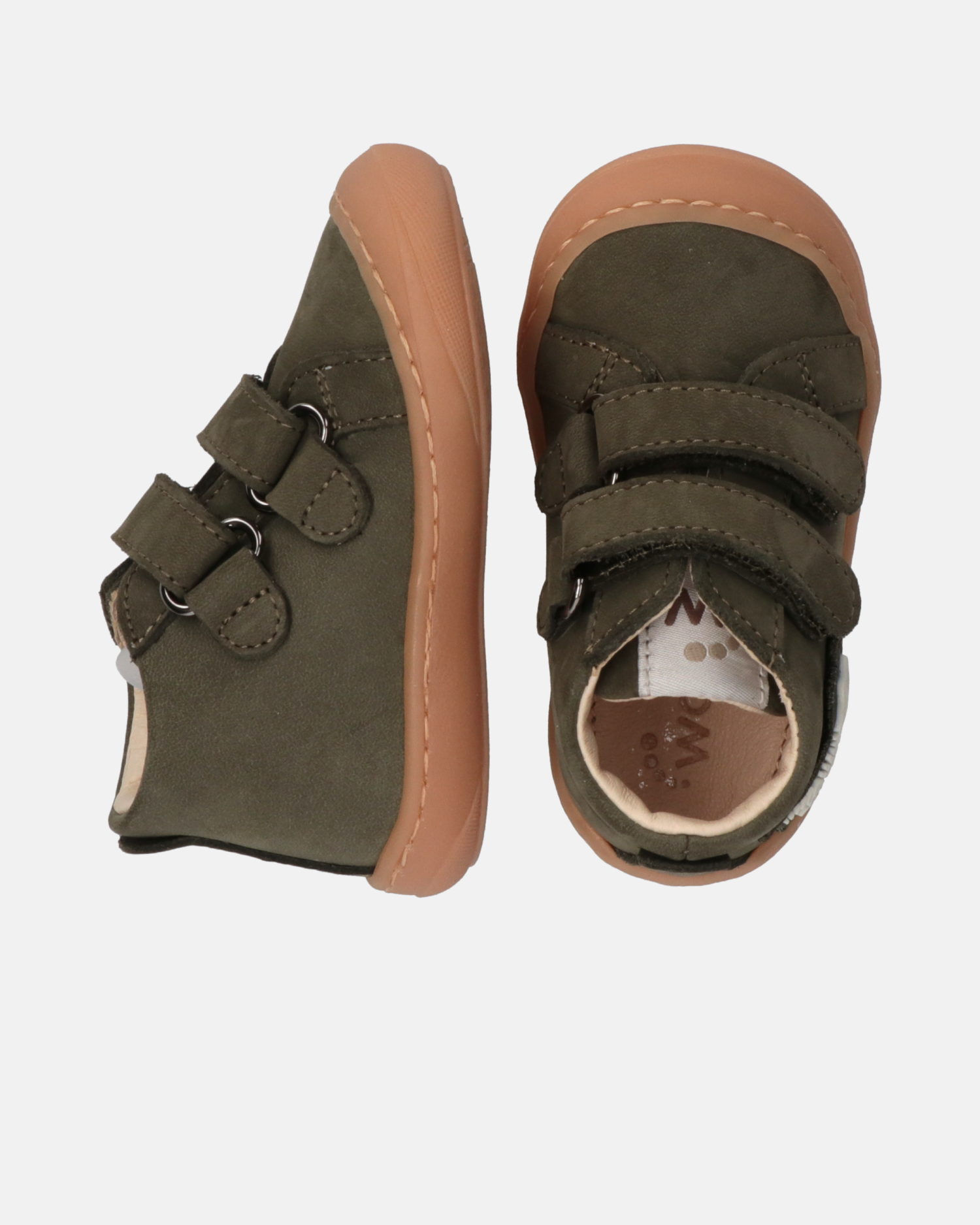 Sneakers in nabuk con patch dinosauro