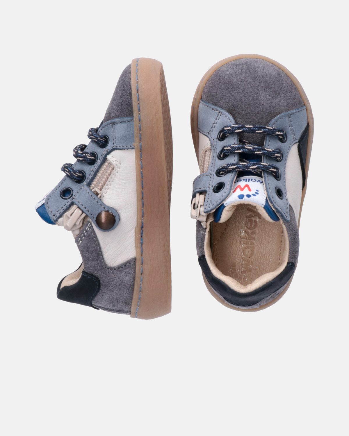 Sneakers primi passi super soft con inserti multicolor
